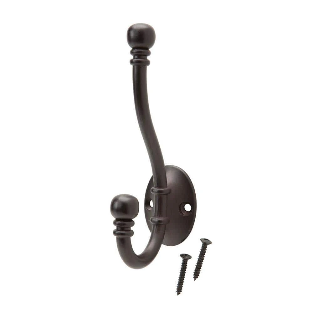 Everbilt Oil-Rubbed Bronze Decorative Coat and Hat Hook 1 Everbilt Oil-Rubbed Bronze Decorative Coat and Hat Hook