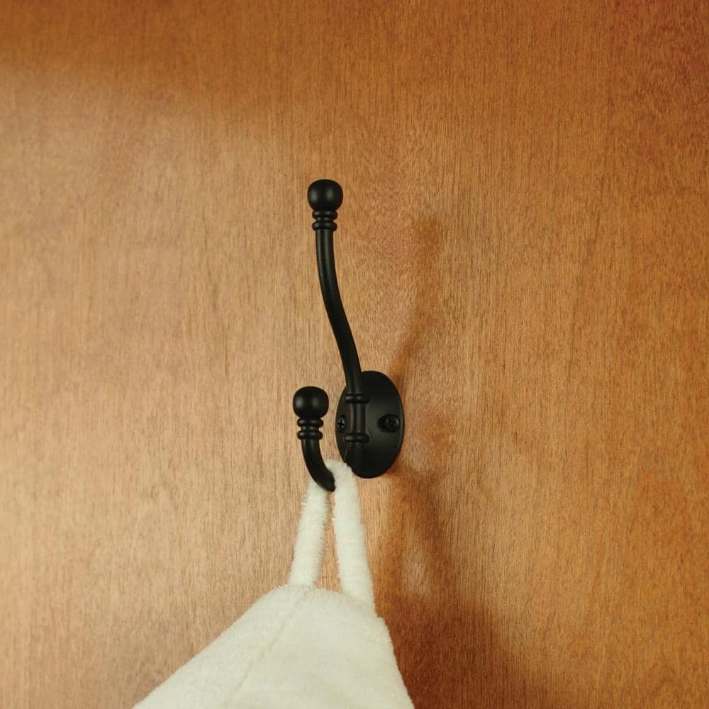 Everbilt Oil-Rubbed Bronze Decorative Coat and Hat Hook 4 Everbilt Oil-Rubbed Bronze Decorative Coat and Hat Hook - Image 4