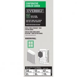 Everbilt Window/Wall Evaporative Cooler Cover -Everbilt Store brown everbilt evaporative cooler covers 52 204 156601pl 40 1000