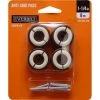 Everbilt 1-1/4 in. Brown Gripper (8-Pack)