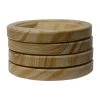 Everbilt 2-1/4 in. Wood Grain Non-Slip Furniture Cups for Bed Frame Casters (4-Pack)