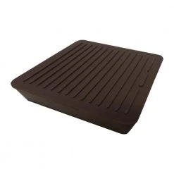 Everbilt 2 in. Brown Square Smooth Rubber Floor Protector Furniture Cups for Carpet & Hard Floors (4-Pack) -Everbilt Store browns tans everbilt furniture accessories 49076 44 1000