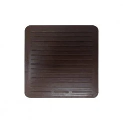 Everbilt 2 in. Brown Square Smooth Rubber Floor Protector Furniture Cups for Carpet & Hard Floors (4-Pack) -Everbilt Store browns tans everbilt furniture accessories 49076 c3 1000