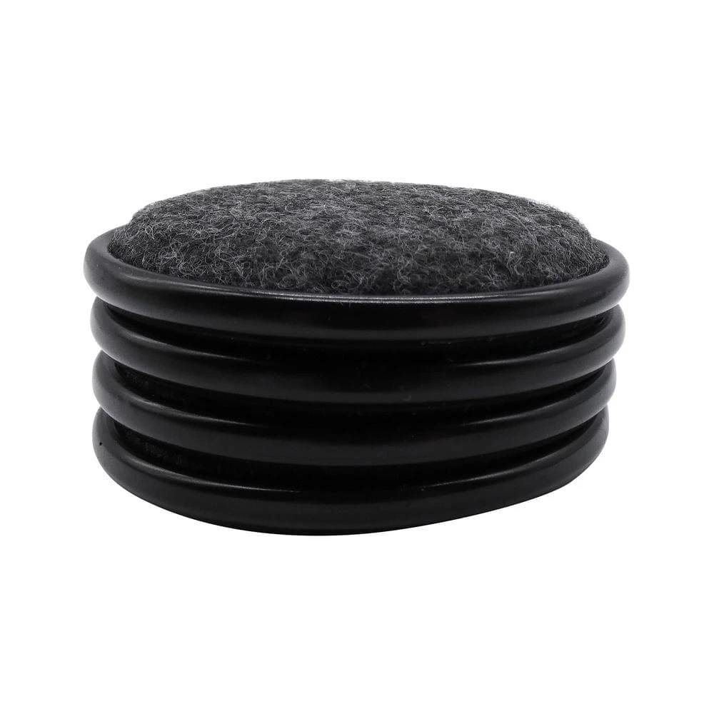 Everbilt 2-1/2 in. Brown Metal Furniture Cups with Carpet Base for Hard Floors (4-Pack) 9 Everbilt 2-1/2 in. Brown Metal Furniture Cups with Carpet Base for Hard Floors (4-Pack) - Image 9