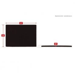 Everbilt 4-1/4 in. x 6 in. Brown Rectangular Felt Heavy-Duty Self-Adhesive Furniture Sheet (2-Pack) -Everbilt Store browns tans everbilt furniture accessories 49860 76 1000