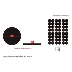 Everbilt 1 in. Brown Round Felt Heavy-Duty Self-Adhesive Furniture Pads (48-Pack) 26 Everbilt 1 in. Brown Round Felt Heavy-Duty Self-Adhesive Furniture Pads (48-Pack) -Everbilt Store browns tans everbilt furniture accessories 49872 76 1000