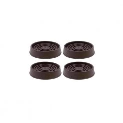 Everbilt 1-3/4 in. Brown Rubber Furniture Cup (4-Pack)