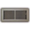 Everbilt 4 in. x 10 in. 2-Way Steel Floor Register in Brown