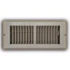 Everbilt 4 in. x 10 in. 2-Way Steel Mobile Home Floor Register in Brown