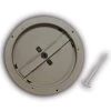 Everbilt 8 in. Steel Round Diffuser Damper in Brown