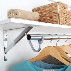 Everbilt 96 in. x 1-5/16 in. Heavy-Duty Chrome Closet Pole 6 Everbilt 96 in. x 1-5/16 in. Heavy-Duty Chrome Closet Pole -Everbilt Store chrome everbilt closet rods hd 0015 8ch 4f 1000