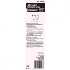 Everbilt Front Mount Toilet Tank Lever in Chrome -Everbilt Store chrome everbilt toilet handles 224115 cp d4 1000