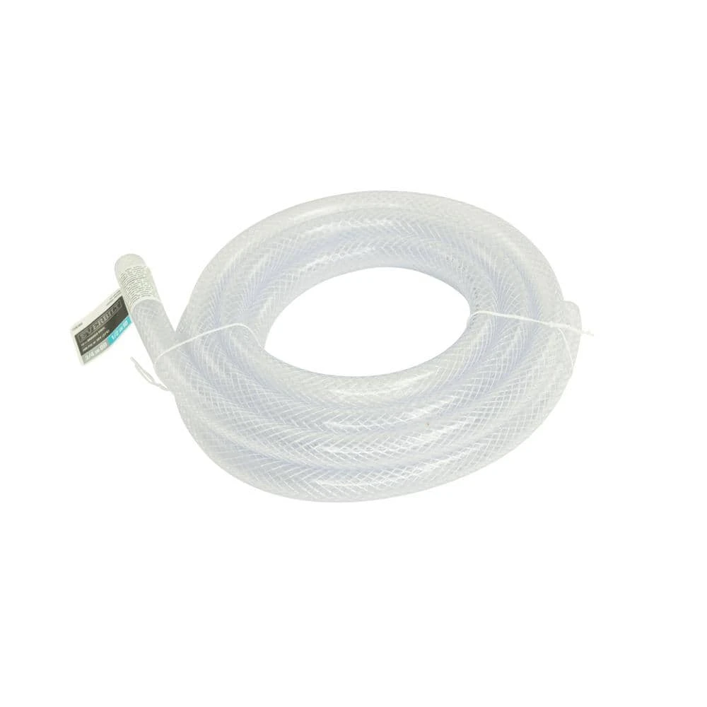 Everbilt 3/4 in O.D. x 1/2 in. I.D. x 10 ft. PVC Braided Vinyl Tube 2 Everbilt 3/4 in O.D. x 1/2 in. I.D. x 10 ft. PVC Braided Vinyl Tube - Image 2