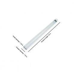 Everbilt 1-3/4 in. O.D. x 1-1/4 in. I.D. x 24 in. Braided Vinyl Tube -Everbilt Store clear everbilt hydroponic irrigation tubing hkp002 pvc008 d4 1000