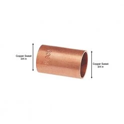 Everbilt 3/4 in. Copper Pressure Slip Coupling Fitting -Everbilt Store copper everbilt copper fittings c601hd34 d4 1000