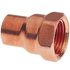 Everbilt 3/4 in. Copper Pressure Cup x FIP Female Adapter Fitting