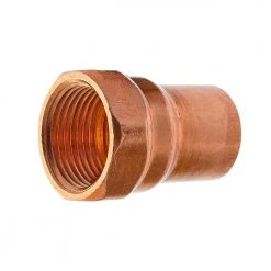 Everbilt 3/4 in. Copper Pressure Cup x FIP Female Adapter Fitting -Everbilt Store copper everbilt copper fittings c603hd34 76 1000