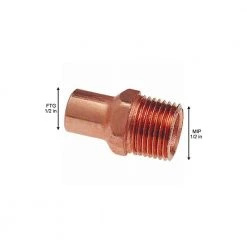Everbilt 1/2 in. Copper Fitting x MIP Fitting Adapter -Everbilt Store copper everbilt copper fittings c6042hd12 d4 1000