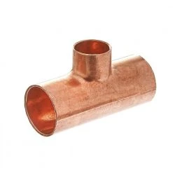 Everbilt 3/4 in. x 3/4 in. x 1/2 in. Copper Pressure All Cup Reducing Tee Fitting -Everbilt Store copper everbilt copper fittings c611hd343412 c3 1000