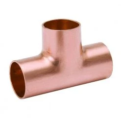 Everbilt 1/2 in. Copper Pressure Cup x Cup x Cup Tee Fitting