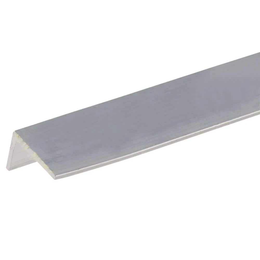 Everbilt 3/4 in. x 1/2 in. x 48 in. Aluminum Flat Angle with 1/16 in. Thick 2 Everbilt 3/4 in. x 1/2 in. x 48 in. Aluminum Flat Angle with 1/16 in. Thick - Image 2