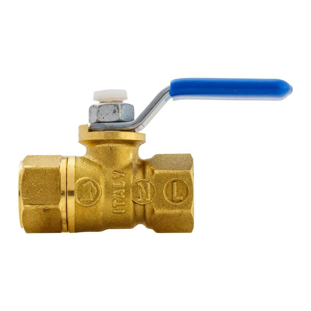 Everbilt 1/4 in. Brass FPT Full Port Threaded Ball Valve 3 Everbilt 1/4 in. Brass FPT Full Port Threaded Ball Valve - Image 3