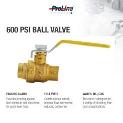 Everbilt 1 in. Brass FPT Full Port Threaded Ball Valve -Everbilt Store everbilt ball valves 107 405eb 31 1000