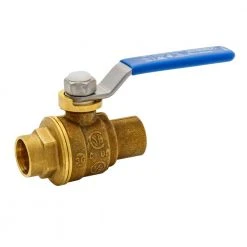 Everbilt 1/2 in. Brass C x C Full Port Ball Valve