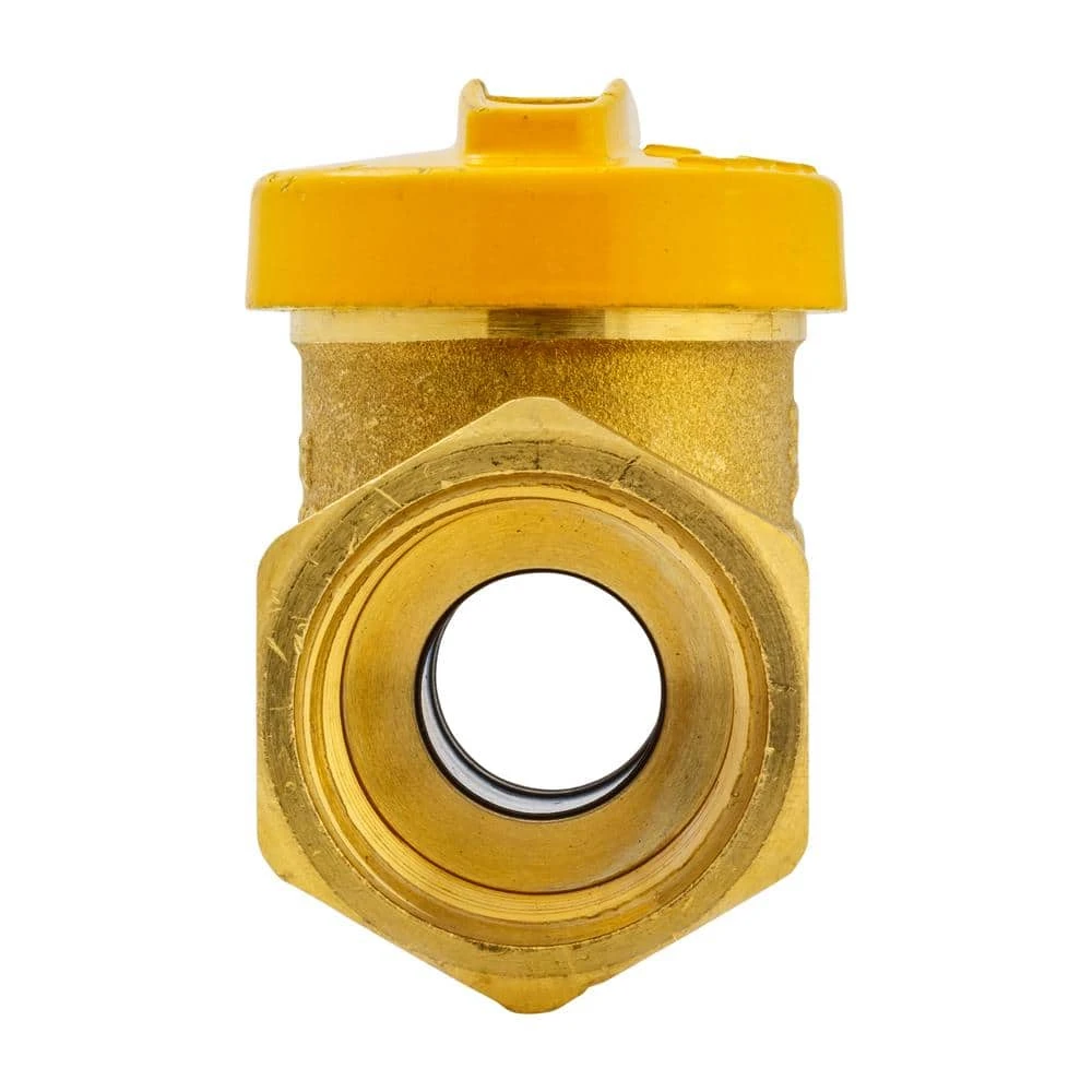 Everbilt 3/4 in. Brass FPT 1-Piece Gas Valve 4 Everbilt 3/4 in. Brass FPT 1-Piece Gas Valve - Image 4