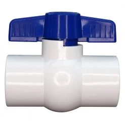 Everbilt 1 in. PVC Schedule 40 Slip x Slip Ball Valve