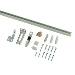 Everbilt 36 in. Bi-Fold Door Hardware Set with White Track