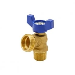 Everbilt 1/2 in. x 3/4 in. MPT x MHT Brass Quarter-Turn Male Boiler Drain Valve