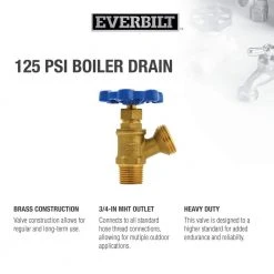 Everbilt 1/2 in. x 3/4 in. MPT x MHT Brass Boiler Drain Valve -Everbilt Store everbilt boiler drain valves 102 703eb 31 1000