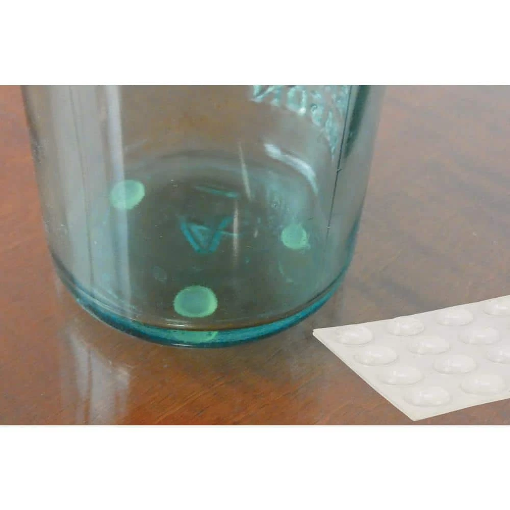 Everbilt 3/8 in. Clear Soft Rubber Like Plastic Self-Adhesive Round Bumpers (16-Pack) 3 Everbilt 3/8 in. Clear Soft Rubber Like Plastic Self-Adhesive Round Bumpers (16-Pack) - Image 3