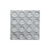 Everbilt 1/2 in. Clear Soft Rubber Like Plastic Self-Adhesive Round Bumpers (16-Pack)
