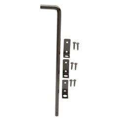Everbilt 18 in. Black Cane Bolt