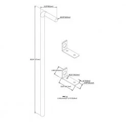Everbilt 18 in. Black Cane Bolt -Everbilt Store everbilt cane bolts 18115 76 1000