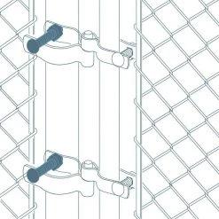 Everbilt 3/8 in. x 3 in. Galvanized Metal Carriage Bolt with Nut (10-Pack) -Everbilt Store everbilt chain link fence accessories 328504eb 44 1000