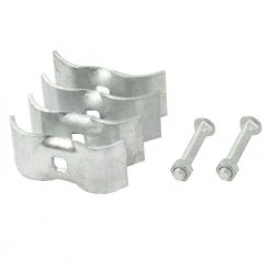 Everbilt 1-3/8 in. Galvanized Metal Panel Clamp with Nuts and Bolts (Sets of 2) -Everbilt Store everbilt chain link fence accessories 328526eb 1f 1000