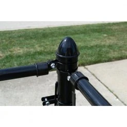 Everbilt 2-3/8 in. Brace Band Plain - Black -Everbilt Store everbilt chain link fence accessories 328528bkeb 1f 1000