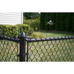 Everbilt 2-3/8 in. Brace Band Plain - Black -Everbilt Store everbilt chain link fence accessories 328528bkeb 31 1000
