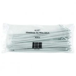 Everbilt 6-1/2 in. Aluminum 11-Gauge Fence Ties (30-Pack)