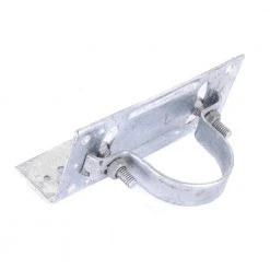 Everbilt 2-3/8 in. C L Galvanized Metal Adjustable Wood Adaptor Clamp