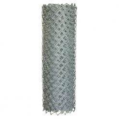 Everbilt 60 in. x 50 ft. 11.5-Gauge Galvanized Steel Chain Link Fence Fabric