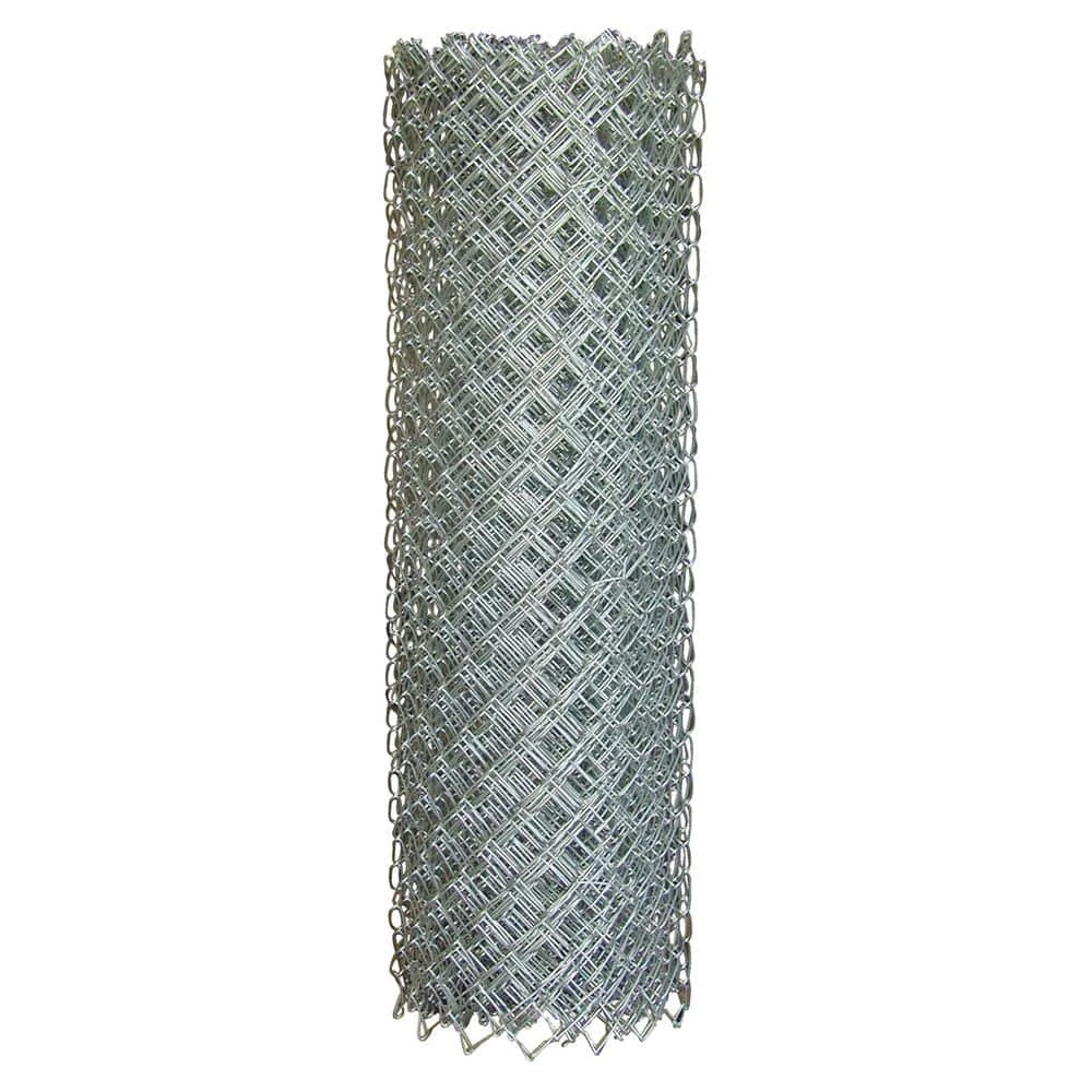 Everbilt 60 in. x 50 ft. 11.5-Gauge Galvanized Steel Chain Link Fence Fabric 1 Everbilt 60 in. x 50 ft. 11.5-Gauge Galvanized Steel Chain Link Fence Fabric