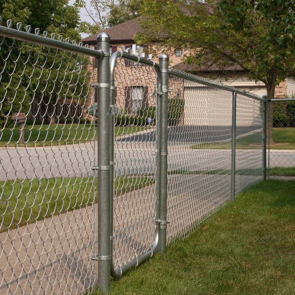 Everbilt 60 in. x 50 ft. 11.5-Gauge Galvanized Steel Chain Link Fence Fabric 7 Everbilt 60 in. x 50 ft. 11.5-Gauge Galvanized Steel Chain Link Fence Fabric - Image 7