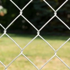 Everbilt 10 ft. x 4 ft. 12-Gauge Galvanized Chain Link Fabric Repair Roll -Everbilt Store everbilt chain link fence fabric 30870r48eb 4f 1000