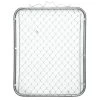 Everbilt 3.5 ft. x 4 ft. Galvanized Steel Bent Frame Walk-Through Chain Link Fence Gate (Actual Gate Size: 38 in. x 48 in.)