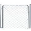 Everbilt 6 ft. W x 4 ft. H Metal Expandable Galvanized Chain Link Fence Gate Kit (Actual Gate Width: 26 in. to 68 in.)