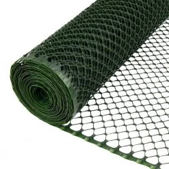 Everbilt 3/4 in. x 3 ft. x 25 ft. Green PVC Poultry Fence